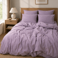 Washed Cotton Bedding Set - Lilac Haze