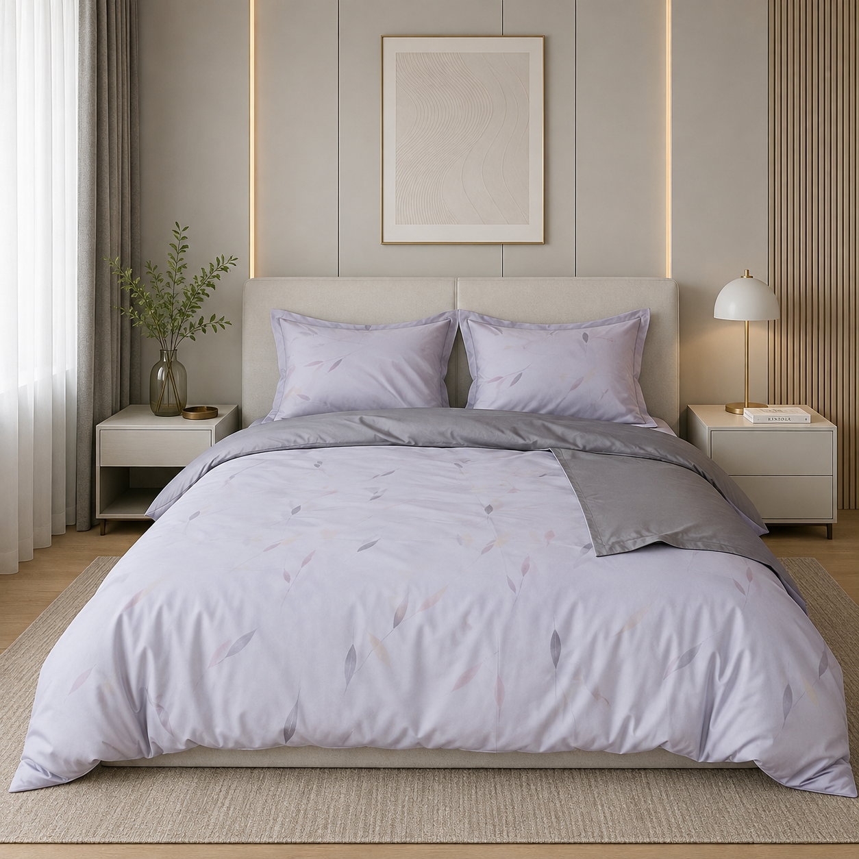 Egyptian Cotton Bedding Set Silent Branch