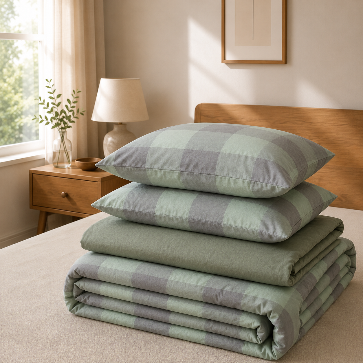 Washed Cotton Bedding Set - Dream Meadow