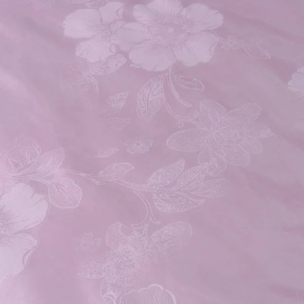 Satin Jacquard Bedding Set Lilac Bloom