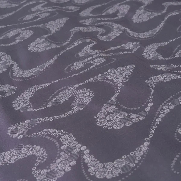 Satin Jacquard Bedding Set Royal Amethyst
