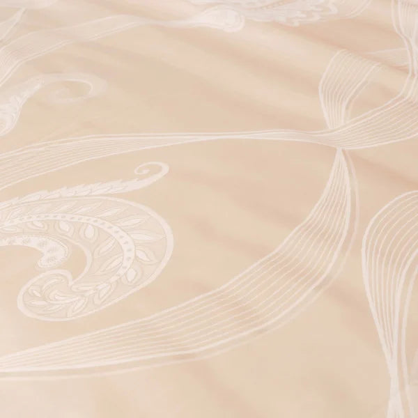 Satin Jacquard Bedding Set Golden Veil