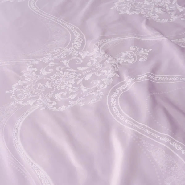 Satin Jacquard Bedding Set Lavender Veil