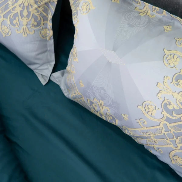 Egyptian Cotton Bedding Set Regal Teal