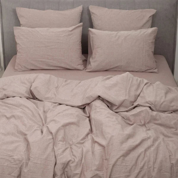 Washed Cotton Bedding Set - Taupe Mist