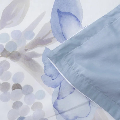 Egyptian Cotton Bedding Set Blue Whisper