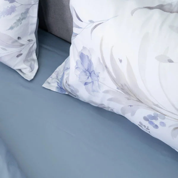 Egyptian Cotton Bedding Set Blue Whisper