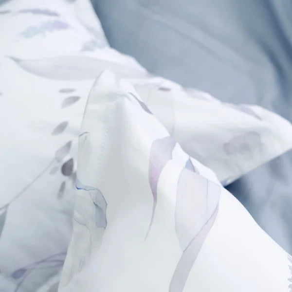 Egyptian Cotton Bedding Set Blue Whisper