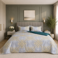 Egyptian Cotton Bedding Set Regal Teal