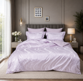 Satin Jacquard Bedding Set Moonlight Lilac