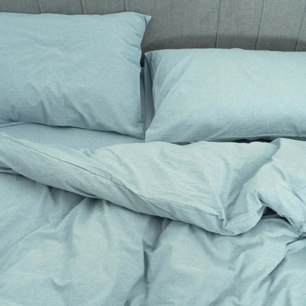 Washed Cotton Bedding Set - Soft Miami