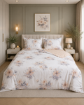 Egyptian Cotton Bedding Set Blush Petals
