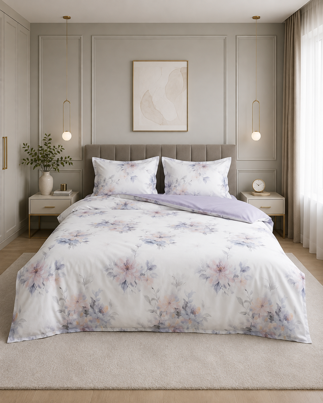 Egyptian Cotton Bedding Set Morning Haze