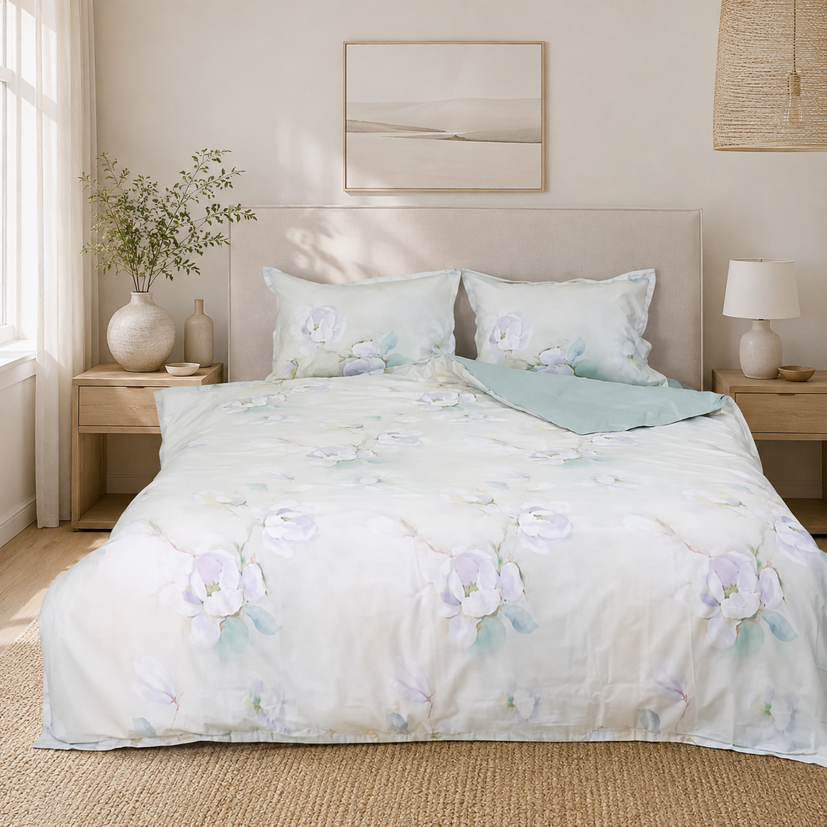 Egyptian Cotton Bedding Set Blooming Magnolia