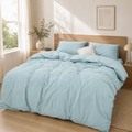 Washed Cotton Bedding Set - Soft Miami